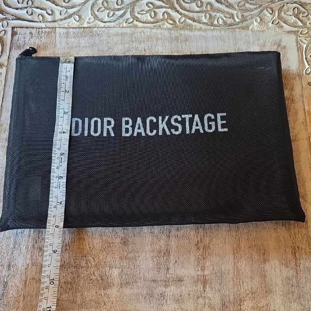 Dior Backstage Makeup Bag / Cosmetic Pouch – Black